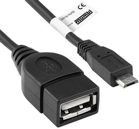 Mumbi Otg Host Adapter Kabel Micro Usb Wtyczka Do Gniazda Usb