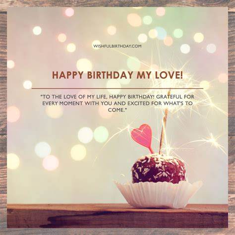 20 Romantic Happy Birthday My Love Images - Wishful Birthday