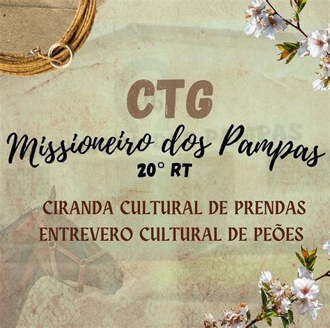 Concurso De Prendas E Pe Es Do Ctg Missioneiro Dos Pampas Inicia Hoje