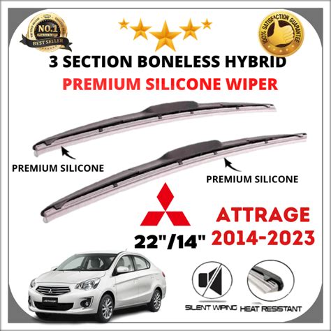 PREMIUM SILICONE MITSUBISHI ATTRAGE 2014 2023 PREMIIUM 3 SECTION