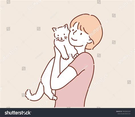 Cat Hug Indoor: Over 495 Royalty-Free Licensable Stock Illustrations & Drawings | Shutterstock