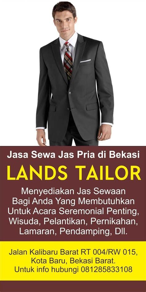 Lands Tailor Penjahit Dan Penyewaan Jas Di Jakarta Bekasi Jakartapedia