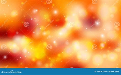 Orange Lights Background Stock Vector Illustration Of Shiny 165101096