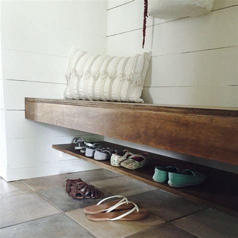 Mudroom Makeover At The Schmidt Home Bench With Shoe Storage Shoe