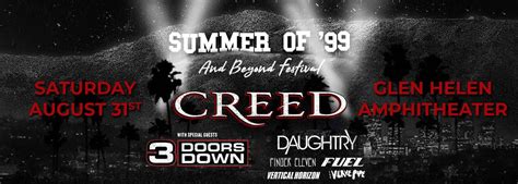 Creed Summer Of And Beyond Festival With Doors Down Daughtry