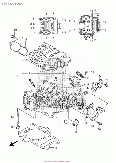 Suzuki Lt A X Z Kingquad Axi X Cylinder Head Buy Original