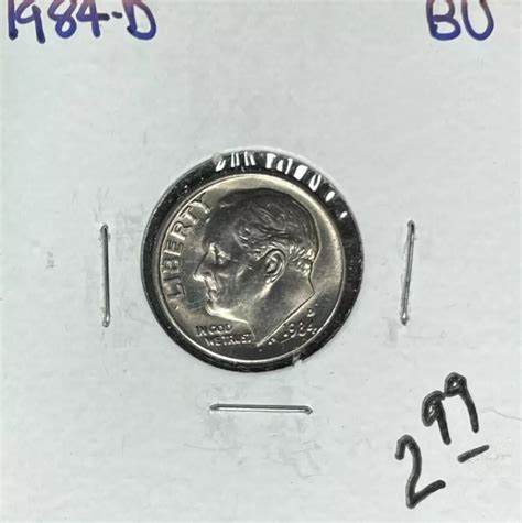 1984 D Roosevelt Dime Coin Pricing Guide The Greysheet