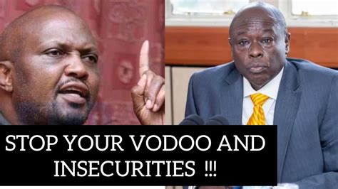 An Angry Moses Kuria Responds To Rigathi Gachagua Youtube