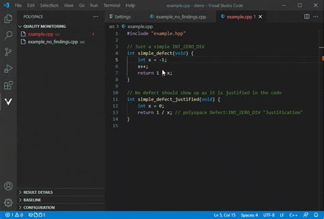 Configure Polyspace As You Code In Visual Studio Code