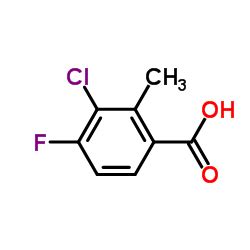 3 Chloro 4 Fluoro 2 Methylbenzoic Acid CAS 154257 77 9 Chemsrc