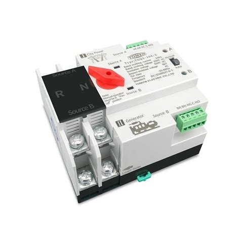 Conmutador De Transferencia Automatica Ats Vac A P Dual