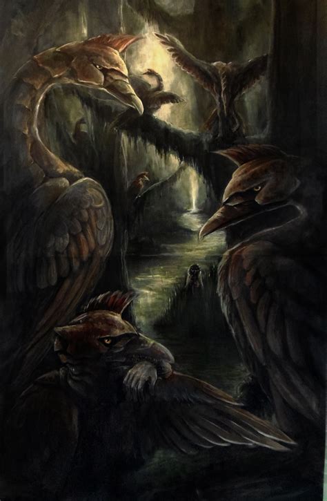 Stymphalian Birds by kerosyas on DeviantArt