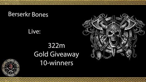 Berserkr Bones Live 322M Gold Giveaway Vikings War Of Clans YouTube