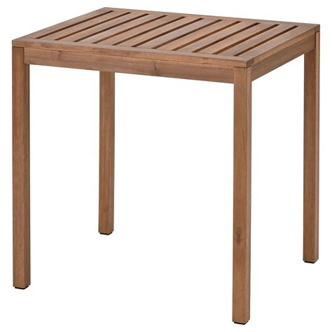 NÄmmarÖ Table Outdoor Light Brown Stained 75x63 Cm Ikea Eesti