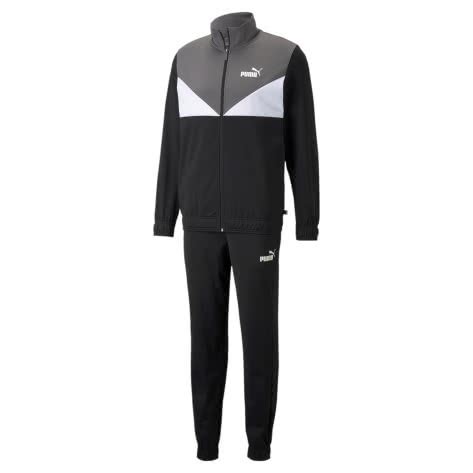 Puma Herren Trainingsanzug Colorblock Tracksuit S Puma Black