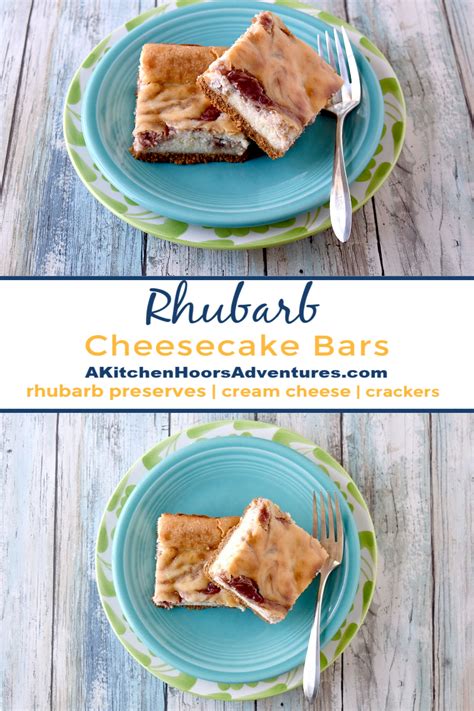 Rhubarb Cheesecake Bars Recipes To Build Confidence In The Kitchen