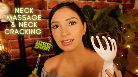 Asmr Head Massage And Neck Cracking Scalp Massage Hair Play Head