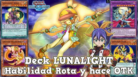 F P Deck Lunalight Lunaluz Nuevo Soporte Y Habilidad Rota Yu Gi