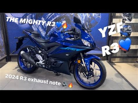 The Yamaha Yzf R Racing Blueexhaust Note Cinematic Video R