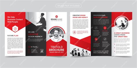 Premium Vector Corporate Modern And Professional Trifold Brochure