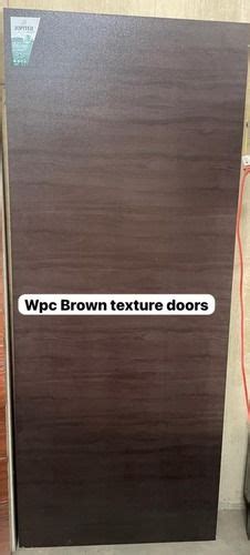 Wpc Brown Texture Doors At 4500 00 INR In Hyderabad Jyothi Interiors