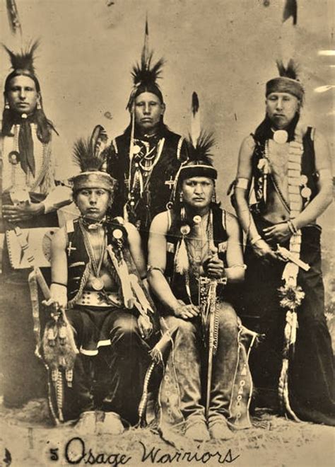 Osage Men In Dance Clothes 1885 Native American History Native