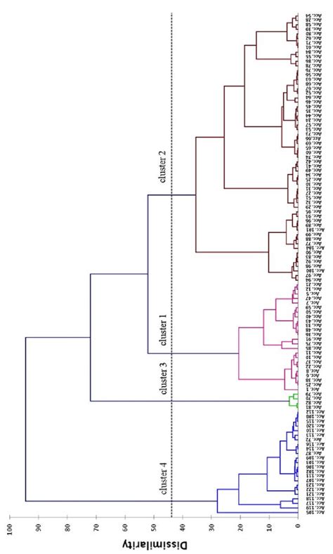 Dendrogram Obtained From Quantitative Data By Agglomerative