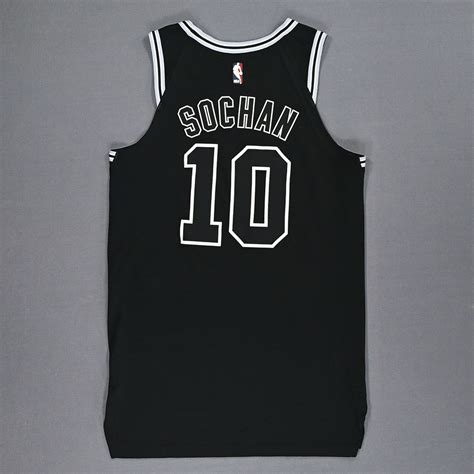 Jeremy Sochan San Antonio Spurs Game Worn Classic Edition Jersey