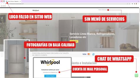 Fraude P Ginas Falsas Se Hacen Pasar Por Servicios De L Nea Blanca Y