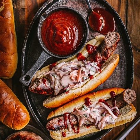 Boerewors Rolls With Monkey Gland Sauce And Amasi Slaw Recipe