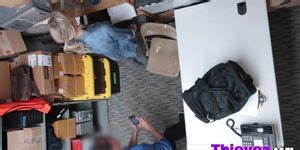 Blonde Teen Thief Punished By Banging In Office Tnaflix