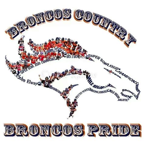 Broncos Pride | Denver broncos football, Denver broncos logo, Broncos