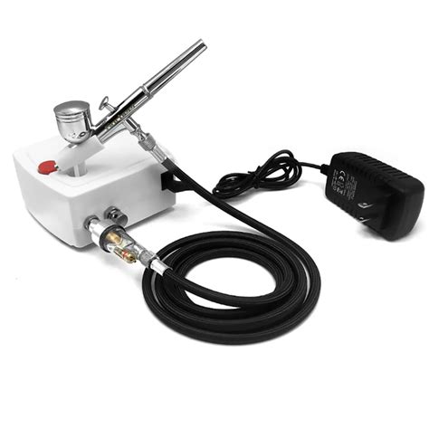 Gocheer V Mini Dual Action Airbrush Compressor Set For Nails Kit