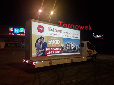 PRZYCZEPA REKLAMOWA MOBILNA REKLAMA PRZYCZEPKA 7519401321