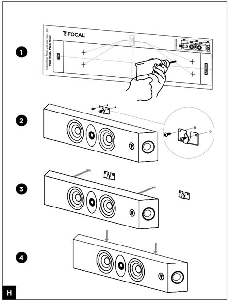 Focal Ow Bk On Wall Speakers User Manual