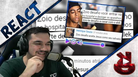 REACT OS COMENTÁRIOS DO ZOIO NÃO SÃO MAIS OS MESMO YouTube