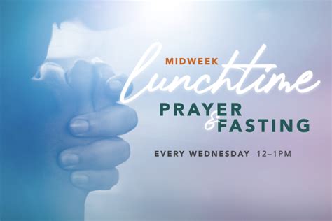 Midweek Lunchtime Prayer & Fasting - Cornerstone Community Church