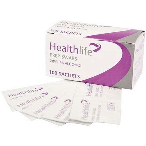 Buy Branded Medi Swab Alcohol Cleansing Wipes 100 Salon Supplies