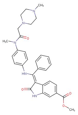 Nintedanib Src PDGFR VEGFR FGFR FLT TargetMol