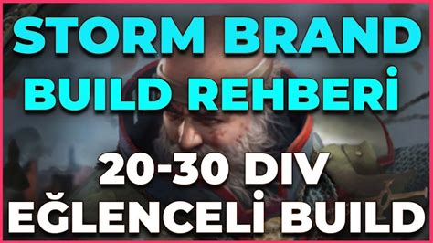 Storm Brand İnquisitor Build Rehberi POE 3 20 Sanctum Ligi YouTube