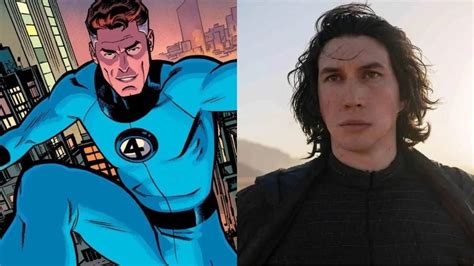 Adam Driver Front Runner To Play Mr Fantastic My Thoughts Youtube