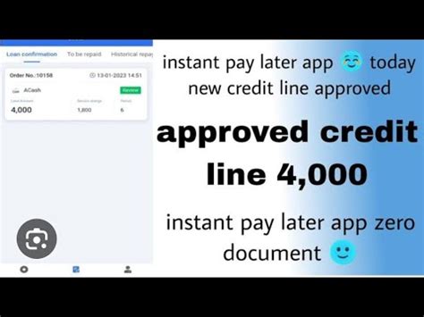 Instant Pay Later App Today New Credit Limit Ka Loan Milega