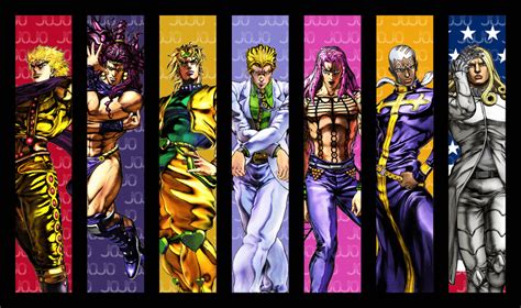 [Fanart] Every main JoJo villain (parts 1-7). Inspired by a similar ...