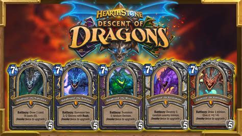 Hearthstone All 140 Descent Of Dragons Cards Review Galakrond