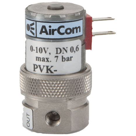 Regolatore Di Portata Proporzionale PVK AirCom Pneumatic Per Aria