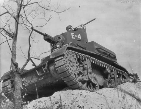 M2A4 During Maneuvers At Fort Benning 1941 World War Photos