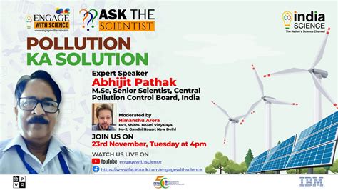 Ask The Scientist Pollution Ka Solution Youtube