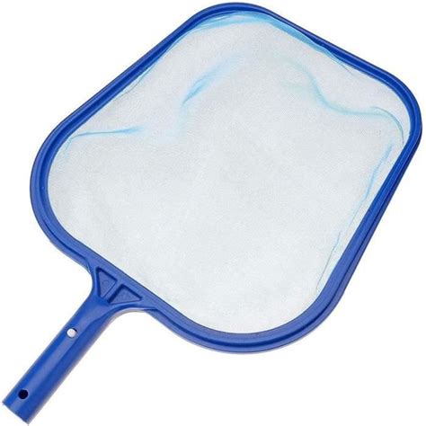 Épuisette de surface TRAHOO Filet Piscine 1Pc Skimmer Bleu