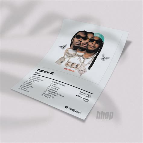 Migos - Culture III -Album Poster sold by Plum Leocricia | SKU 41616013 | Printerval