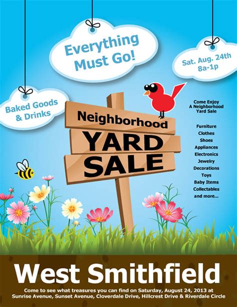 Free Printable Community Yard Sale Flyers Free Templates Printable